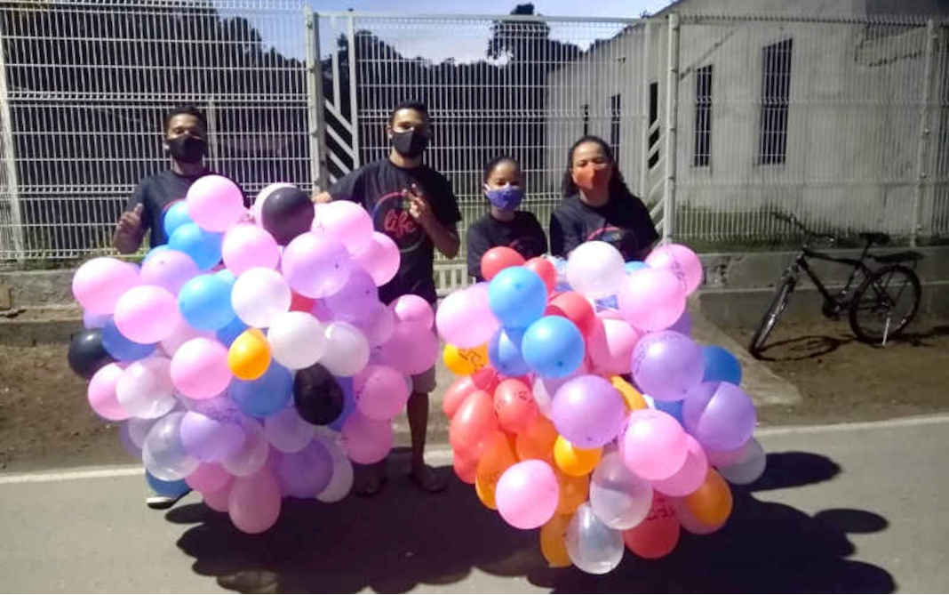 balões de esperança