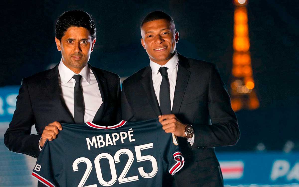 Foto_Nasser_Al-Khelaifi_e_Mbappé_Revista_Comunhão