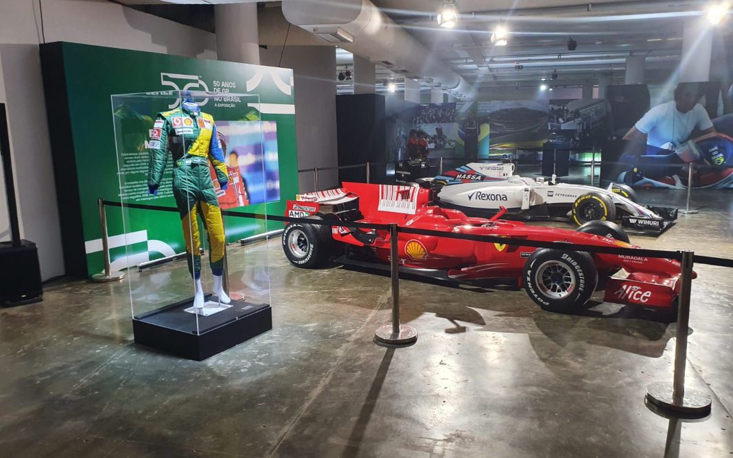 Fórmula 1 celebra 50 anos no Brasil com exposição interativa no Ibirapuera - Foto: Reprodução Estadão