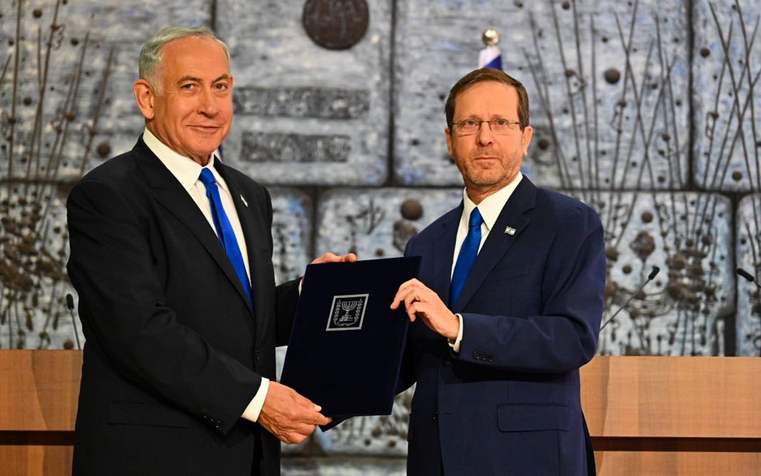 Israel dá posse ao Parlamento mais à direita de sua história Foto: Reprodução Twitter Benjamin Netanyahu - בנימין נתניהו/ @netanyahu