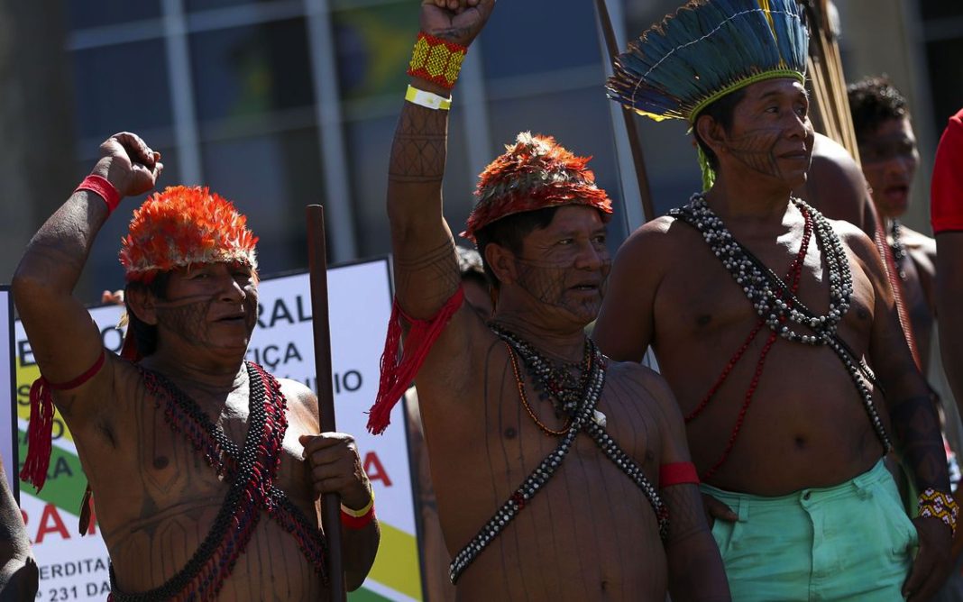 Lideranças indígenas pedem proteção contra retaliações de garimpeiros - Foto: © Marcelo Camargo/Agência Brasil