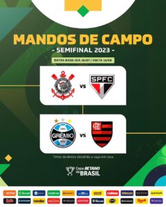São Paulo e Fla decidem em casa as semifinais da Copa do Brasil