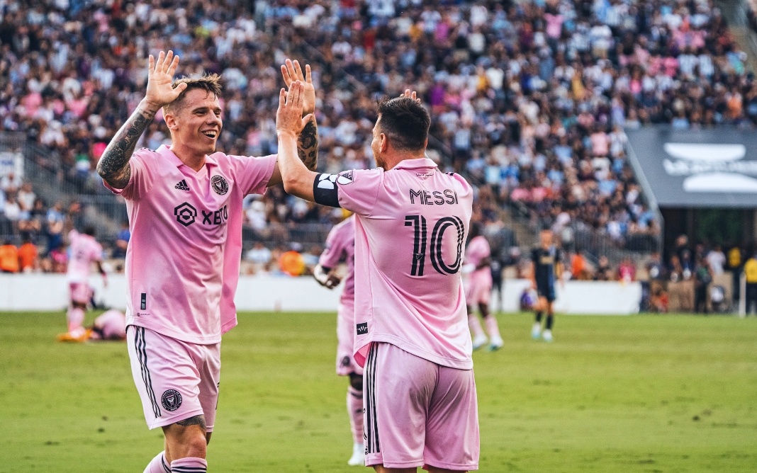 Messi marca de novo, Inter Miami vence Philadelphia Union e vai à final da Liga das Copas - Foto: Reprodução Twitter / InterMiamiCF