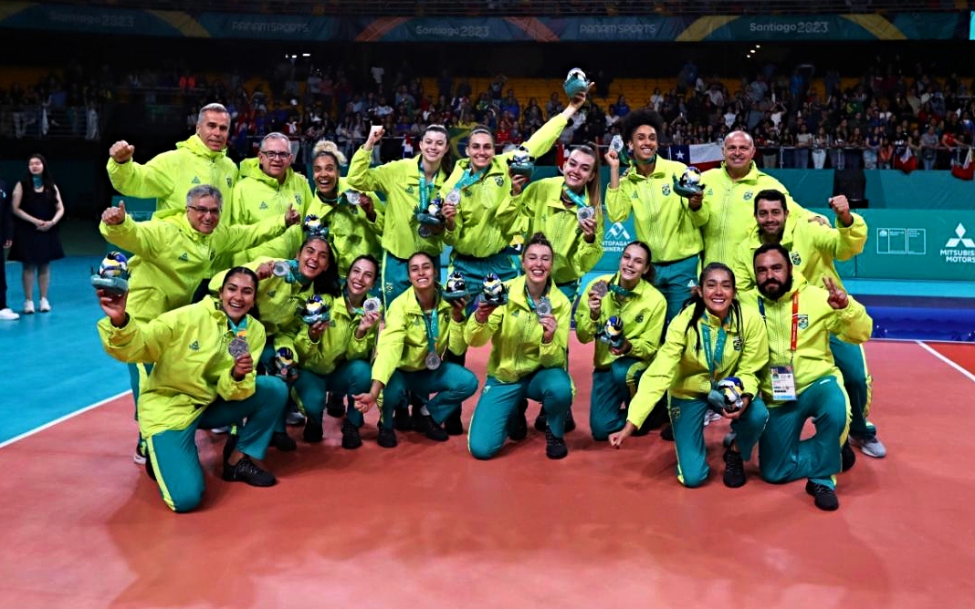 Brasil é dominado pela República Dominicana e fica com a prata do vôlei feminino no Pan - Foto: Reprodução COB - Gaspar Nobrega - COB
