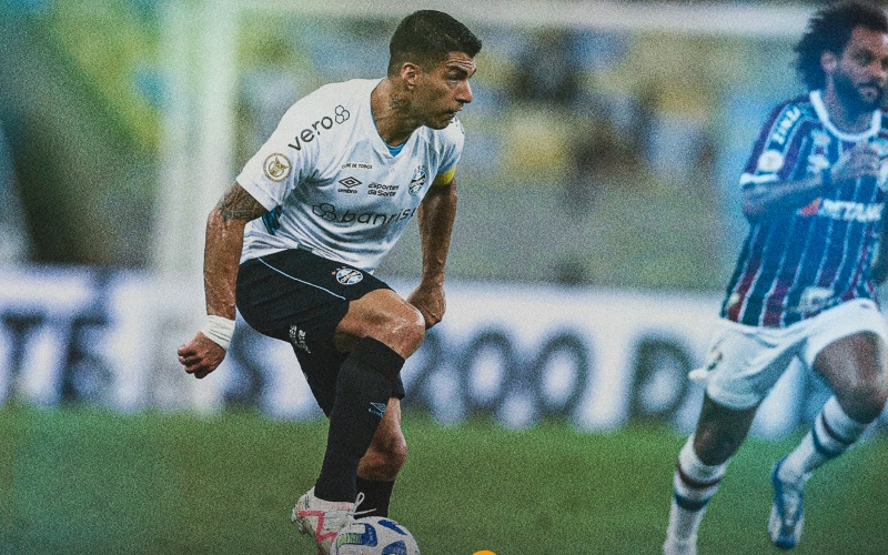 Suárez faz dois, Grêmio vence o Fluminense no Maracanã e termina vice-campeão brasileiro - Foto: Reprodução Twitter Grêmio FBPA / @Gremio