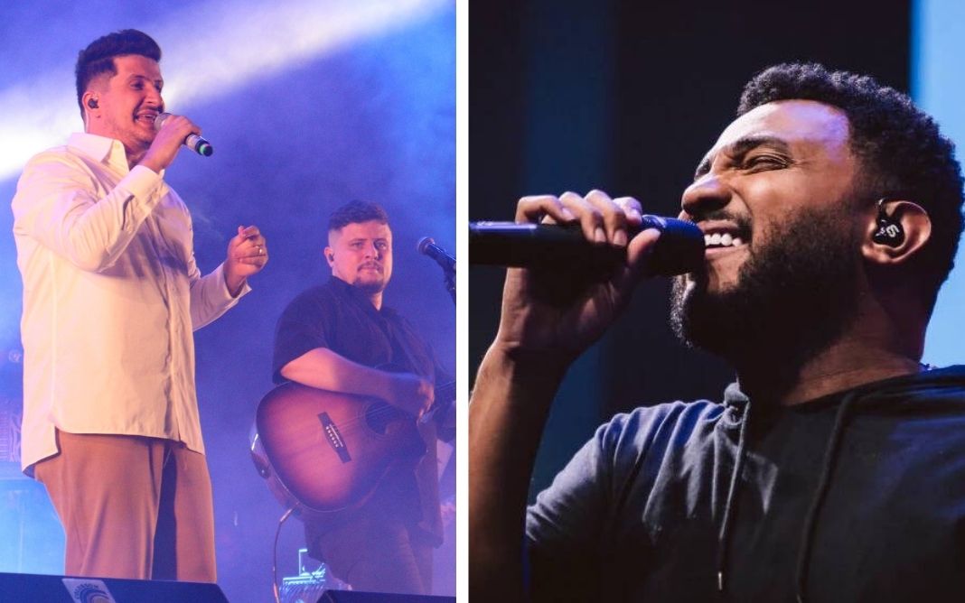 Dupla André e Felipe e Eli Soares. Foto: (Willian Girelli / Divulgação).