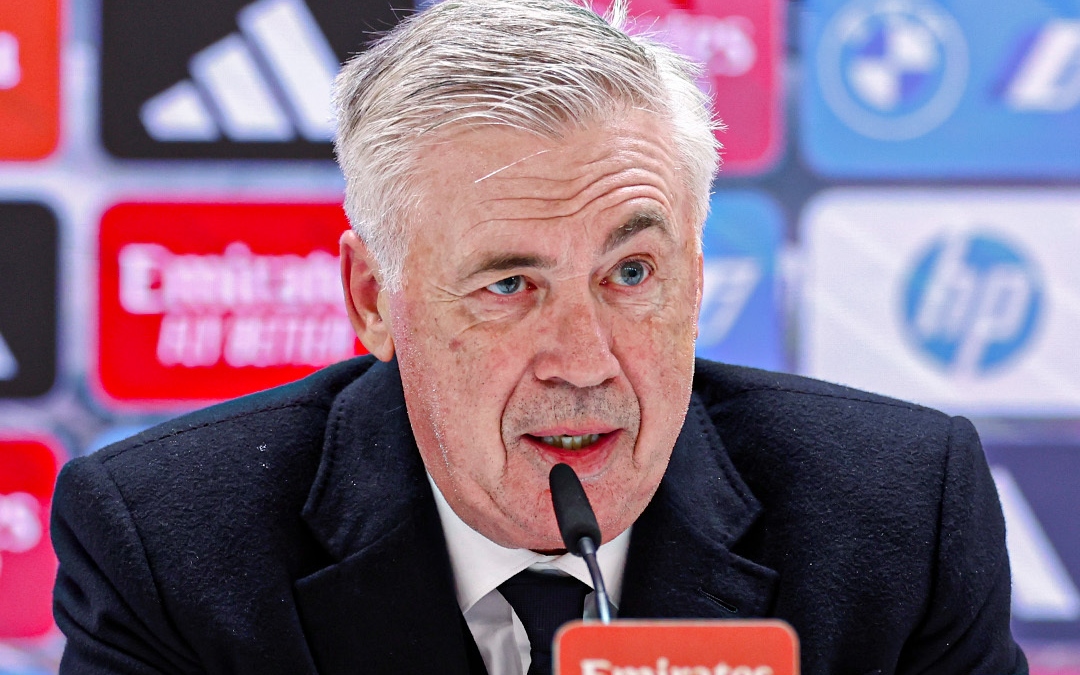 Ancelotti fala de pressão no Real e arma time diante do Leipzig: 'Não vou dar pistas' - Foto: Reprodução Twitter Real Madrid C.F. - @realmadrid