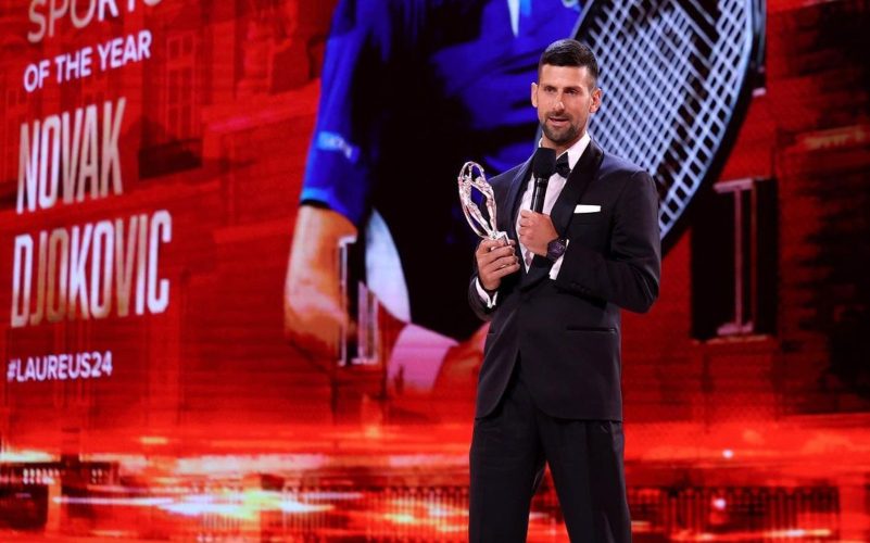 Djokovic e Bellingham faturam prêmios no Laureus; brasileiros passam em branco - Foto: Reprodução Instagram / @atptour