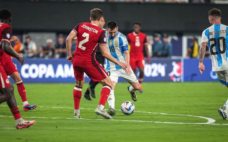Sem sustos, Argentina vence Canadá com gol de Messi e vai à final da Copa América - Foto: Reprodução Instagram / @leomessi