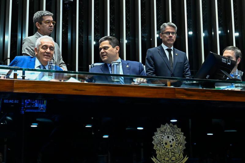 Senador Alessandro Vieira, relator do PL Antifacção no Senado, afirma que pontos polêmicos sobre a PF serão pacificados - Foto: Waldemir Barreto/Agência Senado