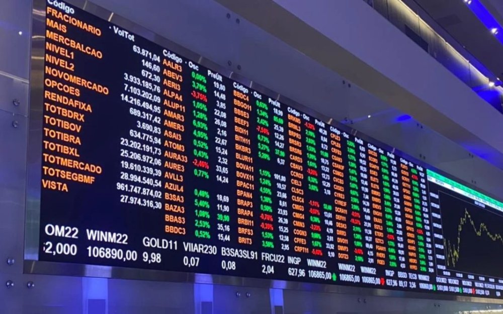 Análise do mercado: Ibovespa opera em baixa com cautela sobre tarifas dos EUA e dados econômicos. IBC-Br e Focus indicam espaço para corte na taxa Selic - Foto: Diana Cheng/Money Times