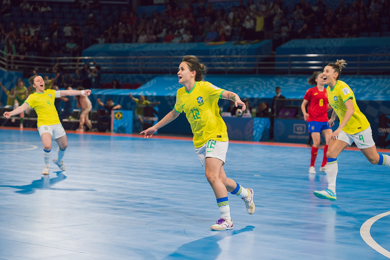 Brasil vence a Espanha por 4 a 1 e avança à final do Mundial de Futsal Feminino da Fifa - Foto: Fabio Souza/CBF
