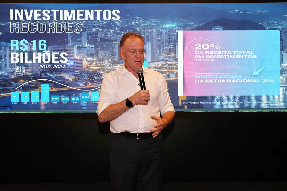 Casagrande anuncia pacote de obras do DER-ES com mais de R$ 930 milhões em investimentos. Foto: Divulgação