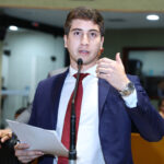 Lucas Polese (PL) apresenta projeto que cria cadastro de condenados por crimes contra policiais. Foto: Kamyla Passos