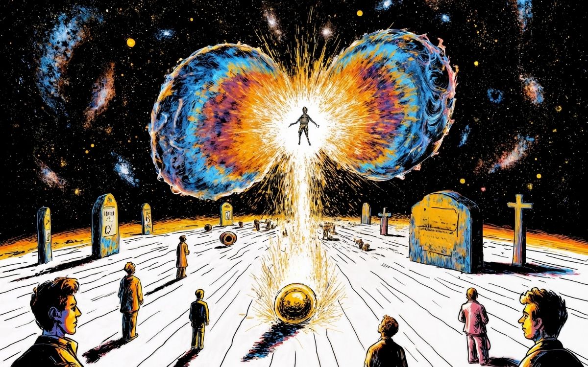 Um lampejo de luz - vida humana em perspectiva