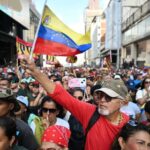 Manifestação em Caracas com opositores pedindo anistia a presos políticos.