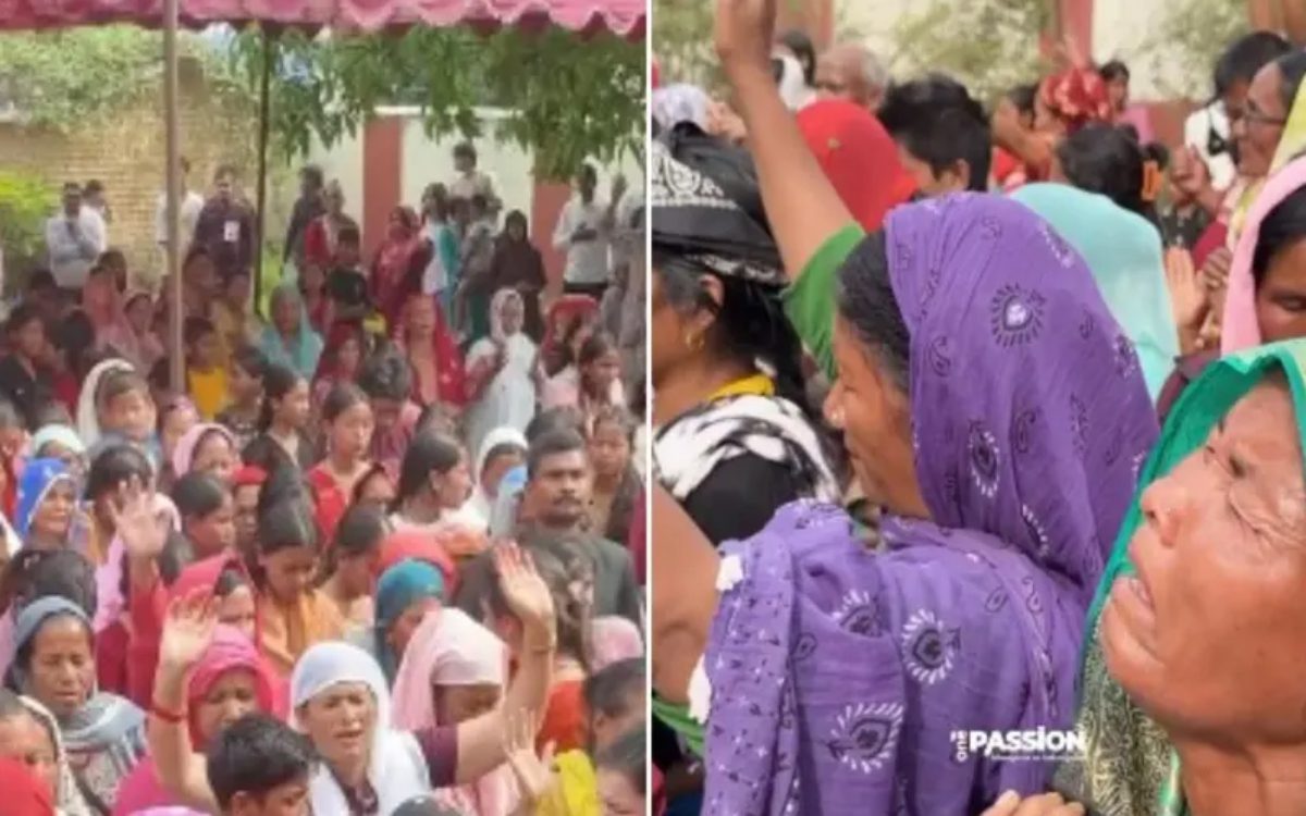 Hundreds of people accept Jesus at a crusade in Nepal.