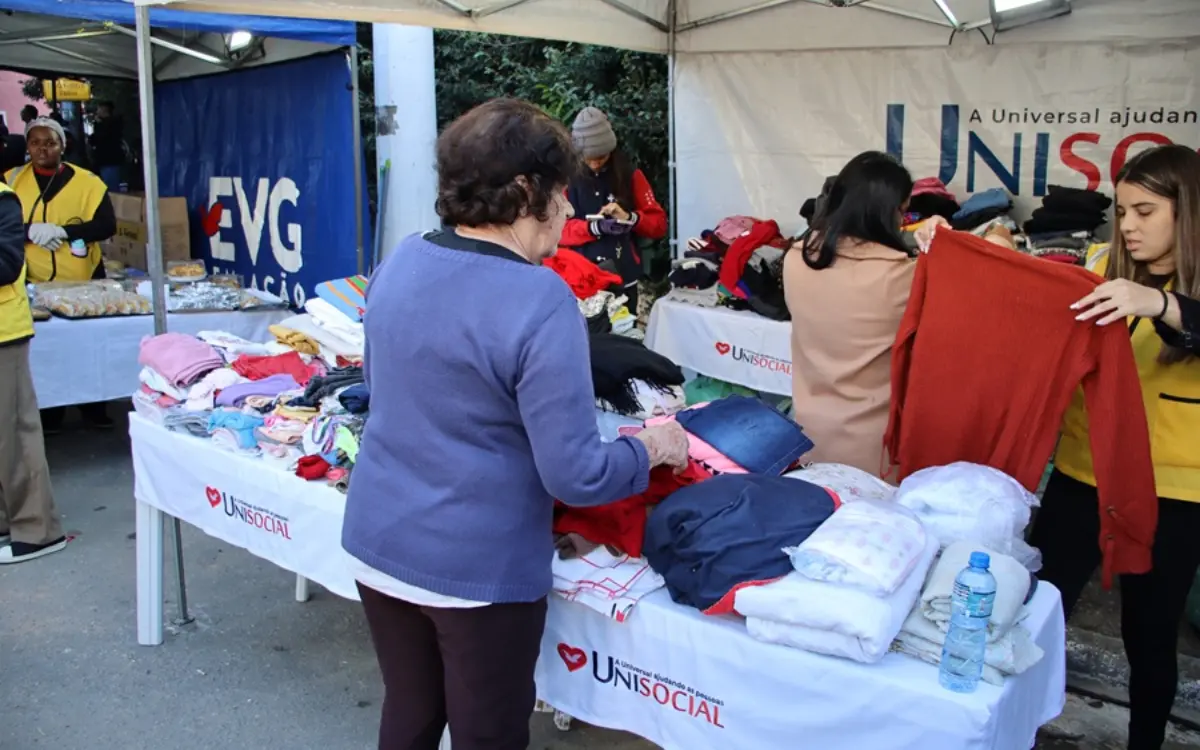Humanitarian action welcomes families after explosion in SP