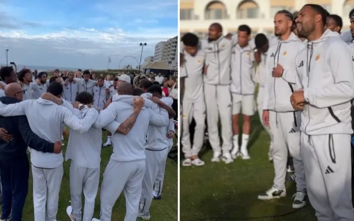 Curaçao national team gathers in prayer before the World Cup