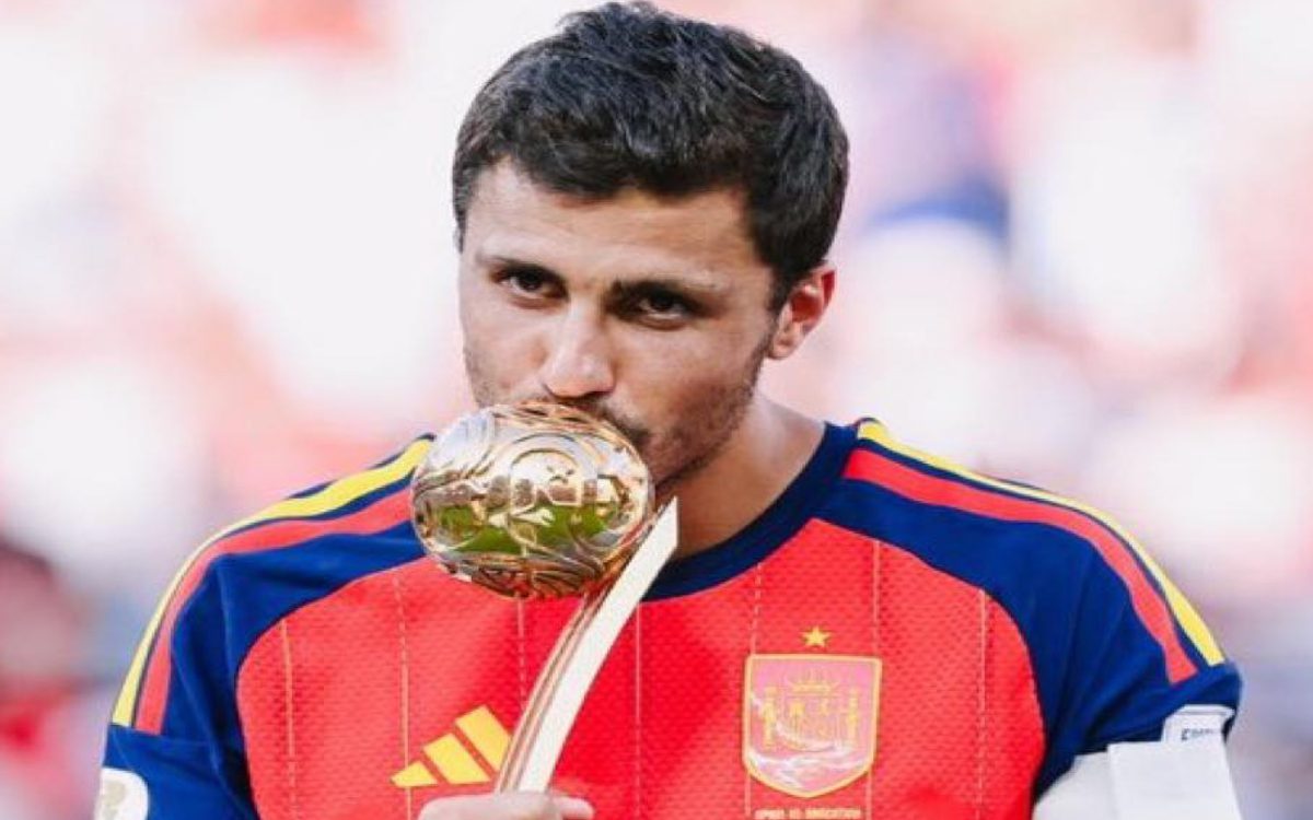 Rodri attributes Spain's world title to God.