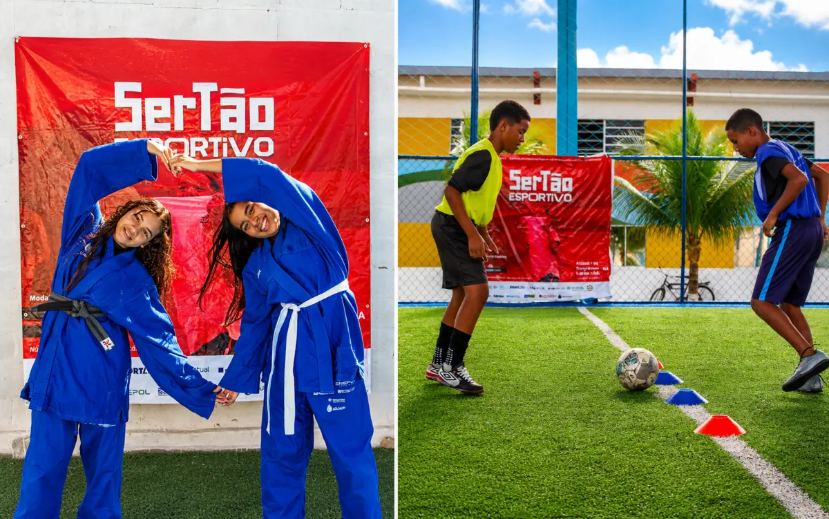 Sport transforms the future of 1,500 young people in the Sertão.