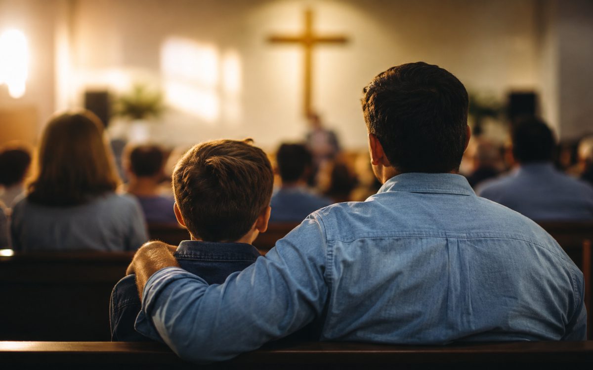 Churches hold special services to celebrate fatherhood in light of the Bible.