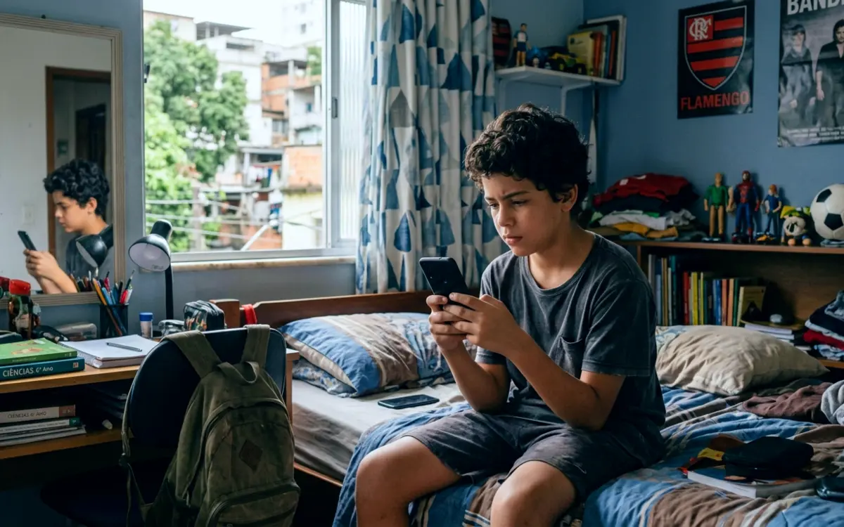 A influência do uso precoce de celulares na autoestima dos adolescentes
