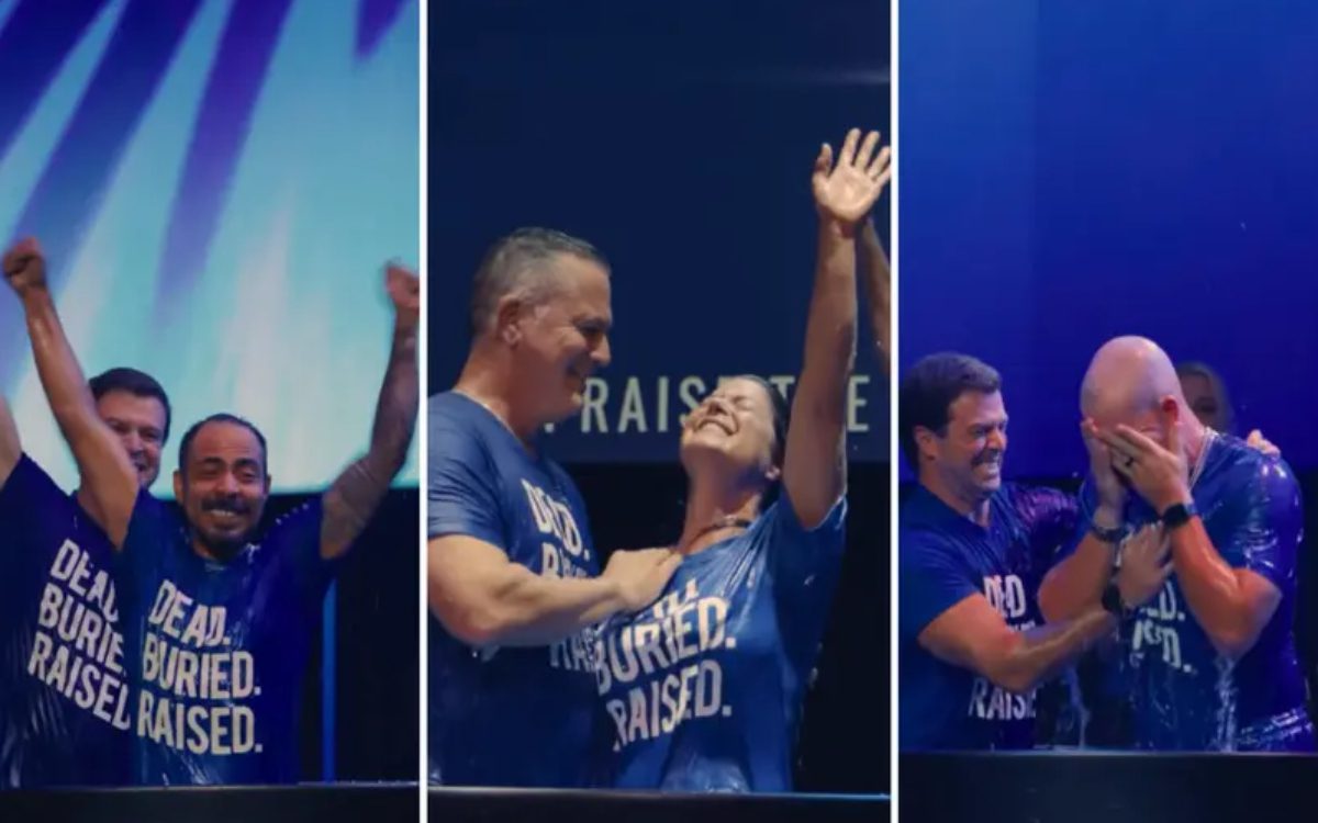 Church baptizes hundreds of people in the US